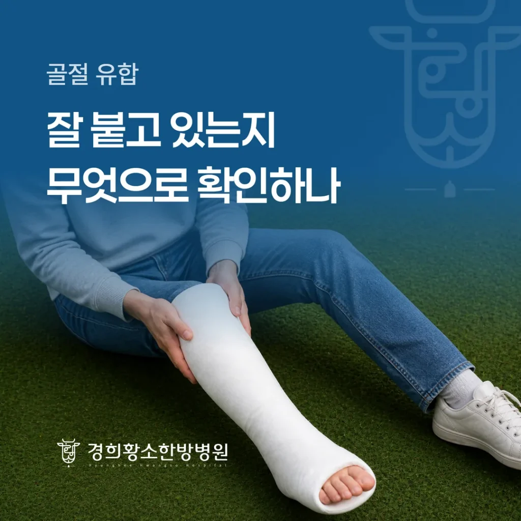 골절 유합, 잘 붙고 있는지 무엇으로 확인하나